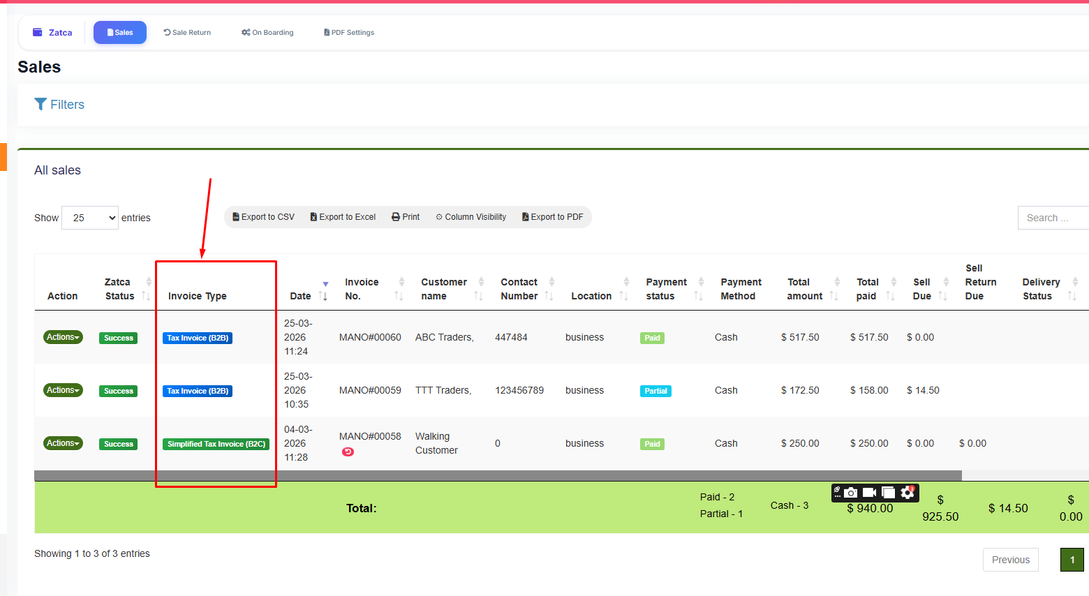 ZATCA B2B standard and B2C simplified invoices